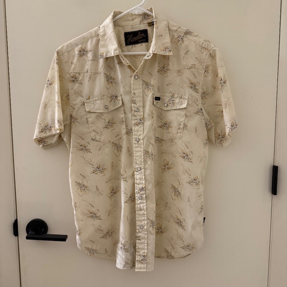 Howler Brothers H Bar B Snap Shirt Wheatfields Size Medium - Picture 1 of 3